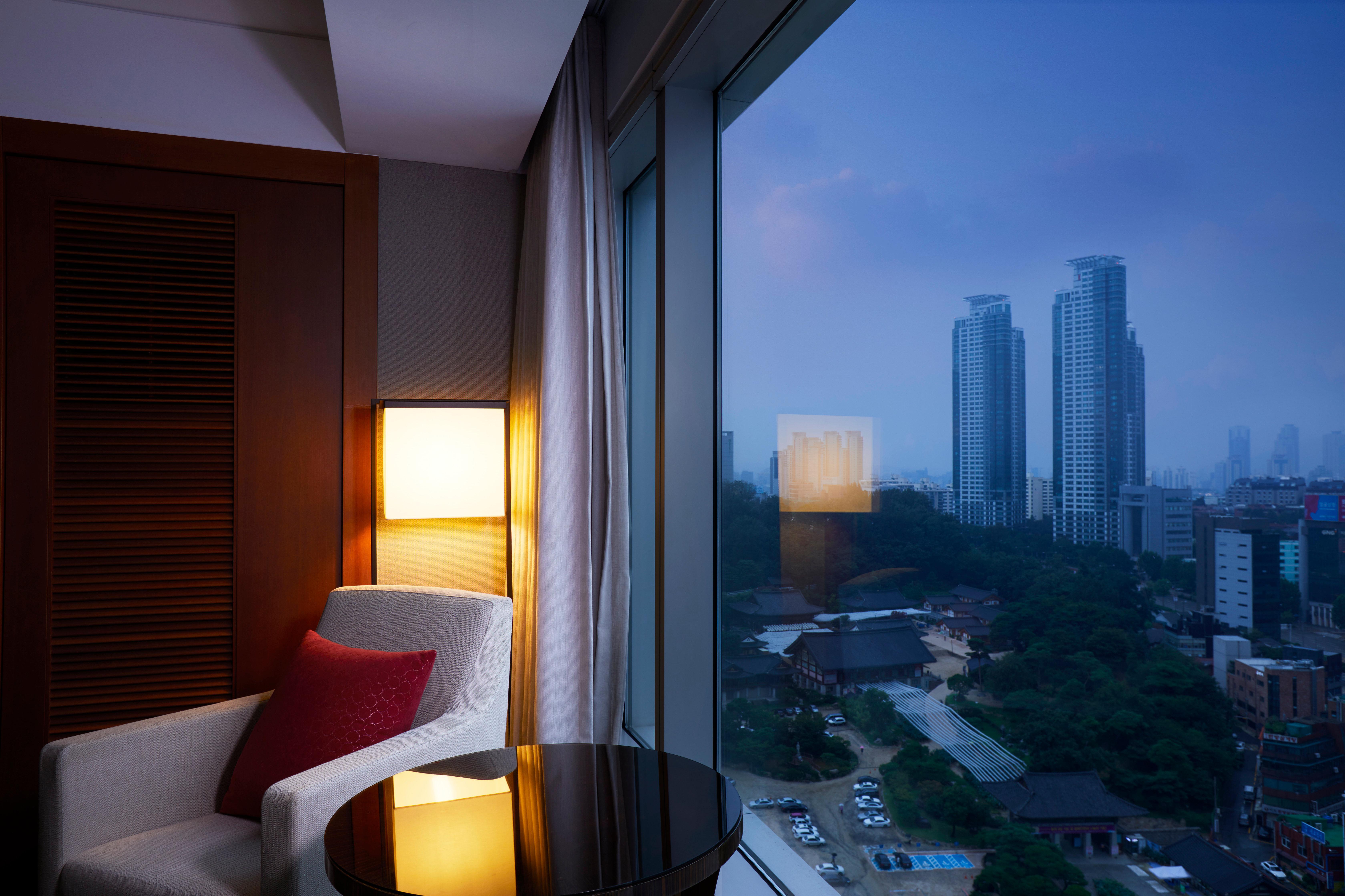 Hotel InterContinental Seoul COEX Exterior foto View from a room